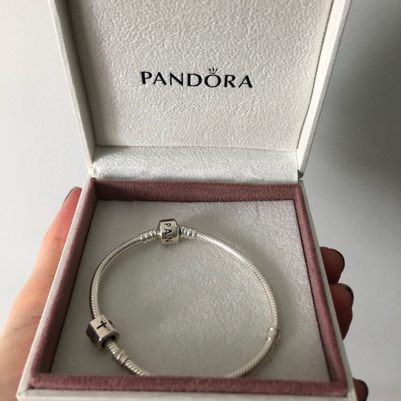 Authentic sterling silver 925- faith, hope, love-pandora charm - Picture 4 of 5